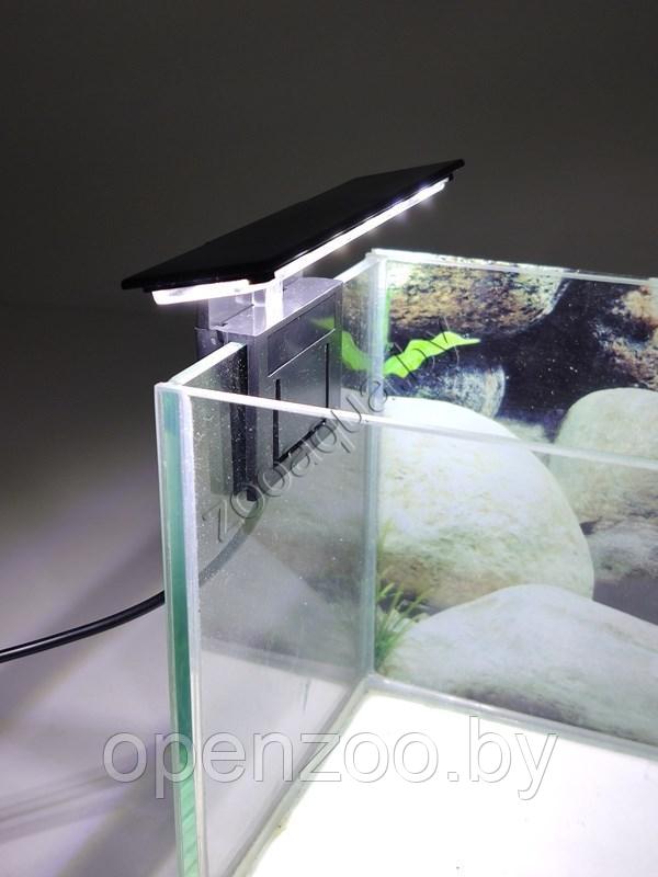 Аквариумный светодиодный светильник X3 LEDx12, 5W, черный