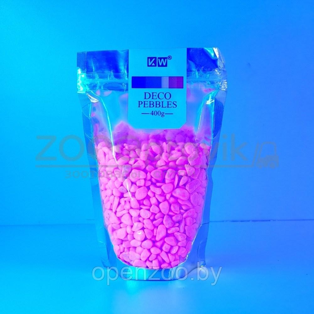 KW Zone Гравий розовый 400 гр., 4-7мм., неоновый, светящийся - фото 2 - id-p155304737