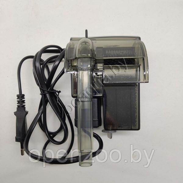 Atman Фильтр рюкзачный Atman HF-0300 для аквариумов до 40 л, 290 л/ч, 3,5W (черный корпус) - фото 1 - id-p129576044