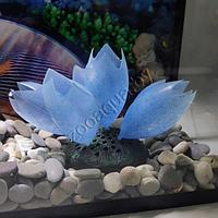 Флуоресцентная аквариумная декорация GLOXY Морской желудь 9.8x7.5x11см Синий