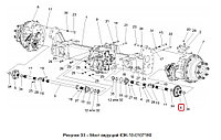 Муфта ведущего моста КЗК-10-0107150