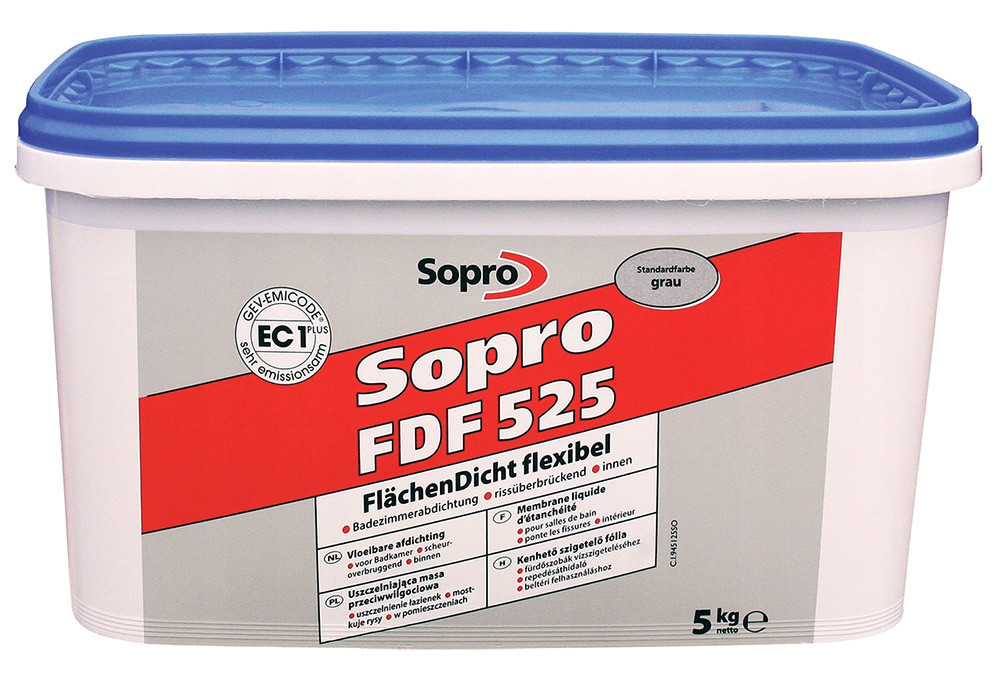 Гидроизоляционная мастика Sopro FDF 525 5кг РП - фото 1 - id-p169335160