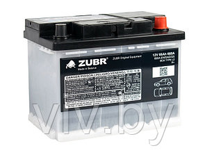Аккумулятор ZUBR ORIGINAL EQUIPMENT (66 /h), 660A R+