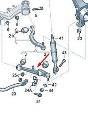 Рычаг нижний прямой, AUDI ALLROAD 00-05, JTC1297 TRW