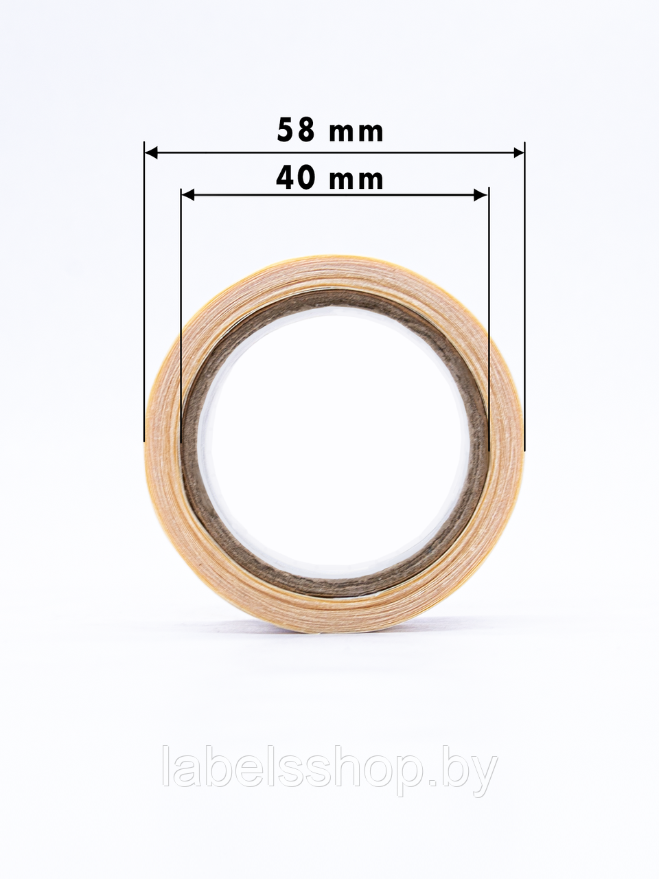 Круглые самоклеящиеся наклейки / этикетки в виде круга (D 15 мм), цвет белый, 1000 шт в ролике. - фото 7 - id-p169341519