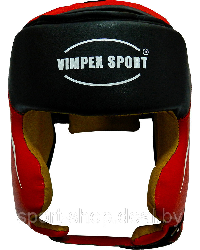 Шлем боксерский Красный Vimpex Sport 5041 Размер M, шлем для единоборств, шлем боксерский - фото 1 - id-p169341550