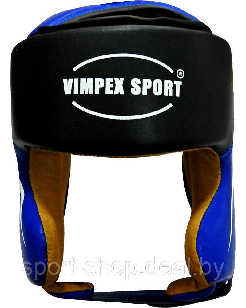 Шлем боксерский Синий Vimpex Sport 5041 Размер M, шлем для единоборств, шлем боксерский - фото 1 - id-p169342057