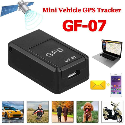 Трекер GF-07 GPS GSM GPRS SMS Глобальный Локатор, фото 2