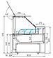 Витрина холодильная Carboma BAVARIA 3 GC111 SP 1,5-1 рыба на льду закрытая (газлифт, без боковин), фото 3