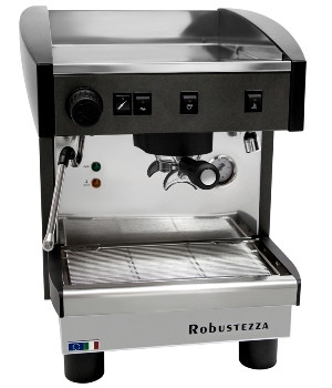 Кофемашина полуавтомат Robustezza ST2M черная + высокая группа - фото 1 - id-p168689307