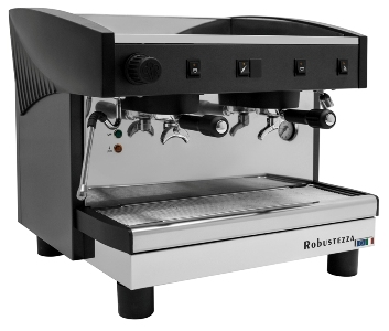 Кофемашина полуавтомат Robustezza ST2M Compact черная + высокая группа - фото 1 - id-p168689313