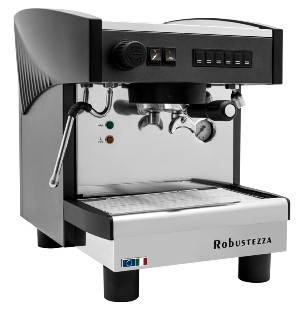 Кофемашина автомат Robustezza ST1E черная + высокая группа - фото 1 - id-p168689314