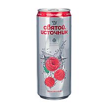 Напиток безалкогольный газированый "Святой источник" с ароматом малины 0,33 л