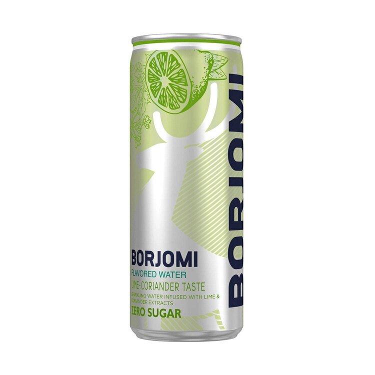 Напиток Borjomi Flavored Water со экстрактами лайма и кориандра 330 мл