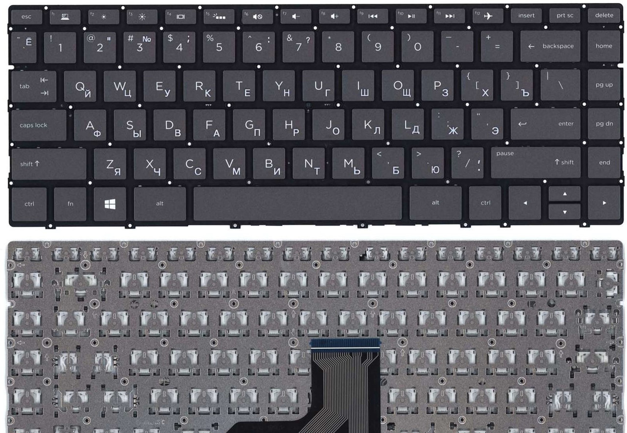 Клавиатура для ноутбука HP Envy 13-AH черная с подсветкой - фото 1 - id-p169348825