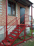 Наружные металлические лестницы-ступень ПВЛ с козырьком., фото 3