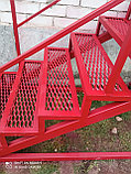 Наружные металлические лестницы-ступень ПВЛ с козырьком., фото 8