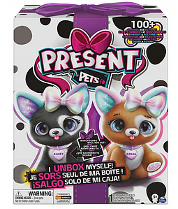 Интерактивный щенок Spin Master Present Pets Glitter 6059159