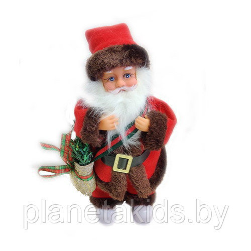 Дед Мороз фигурка музыкальный Санта Клаус, светится, танцует , поет VT20-70506