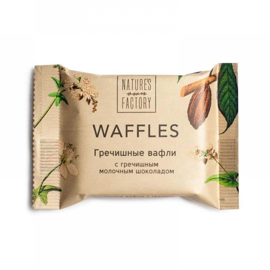 Вафли с гречишным молочным шоколадом Nature's Own Factory 20 г