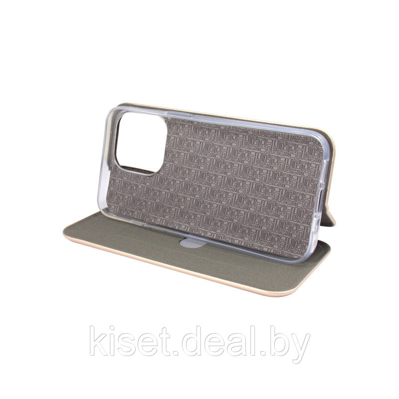 Чехол-книжка KST Book Case 3D с визитницей для iPhone 13 Pro золотой - фото 2 - id-p169356196