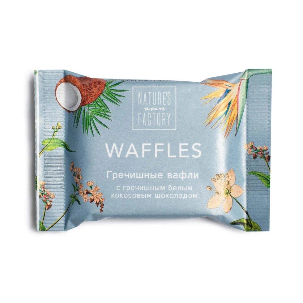 Вафли с гречишным белым кокосовым шоколадом Nature's Own Factory 20 г
