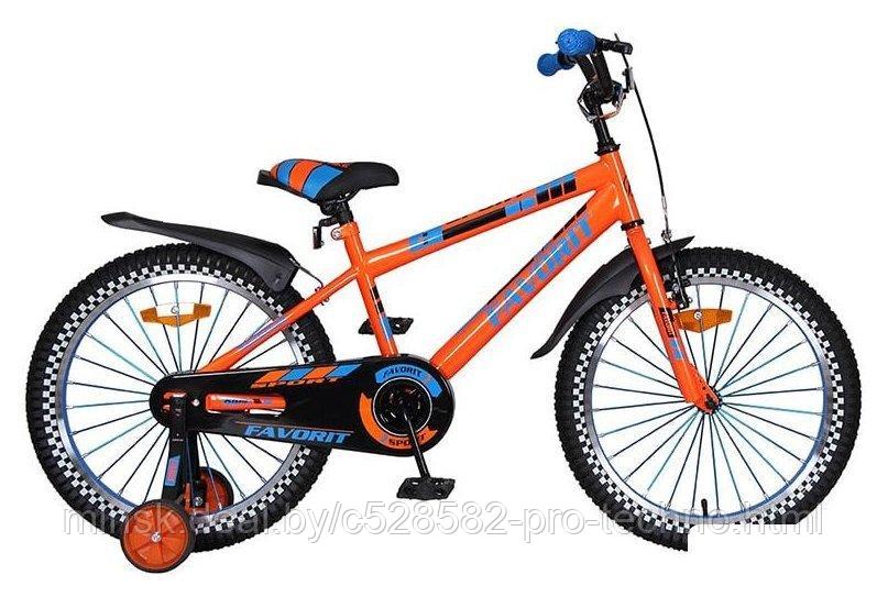 Детский велосипед Favorit Sport 20 (оранжевый, 2020)
