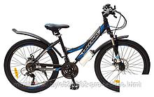 Велосипед Greenway 4930M 24 р.15 2021 (черный/синий)