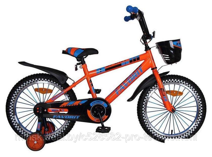 Детский велосипед Favorit Sport 18 (оранжевый, 2020)