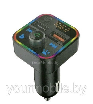 FM-модулятор PROFIT BT22 Bluetooth 5.0, быстрая зарядка 3.0 - фото 1 - id-p169358275