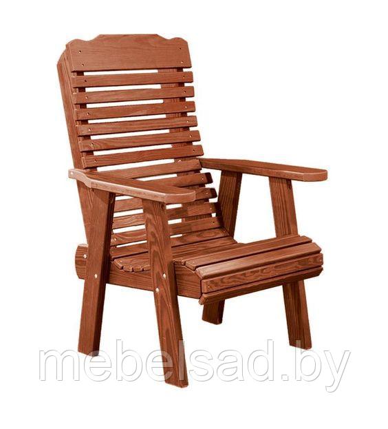 Кресло-трон садовое и банное из массива сосны "Элегант №2" - фото 3 - id-p165330828
