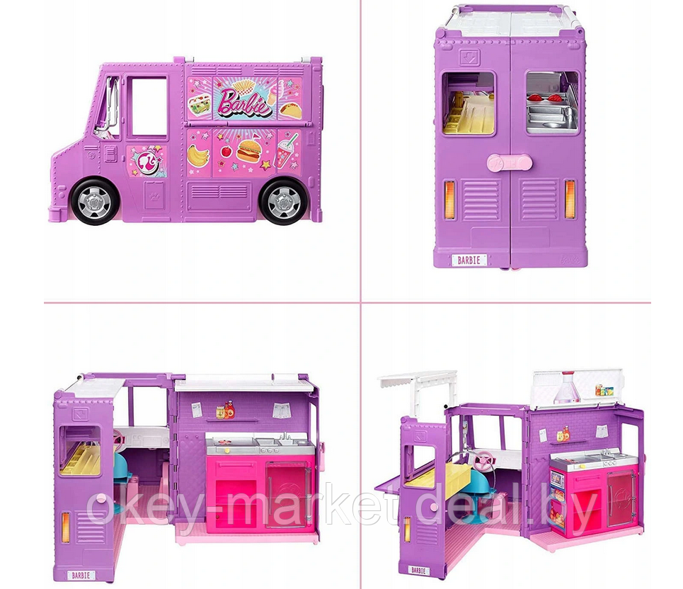 Игровой набор Barbie Фургон Food Truck GMW07 - фото 4 - id-p169362179