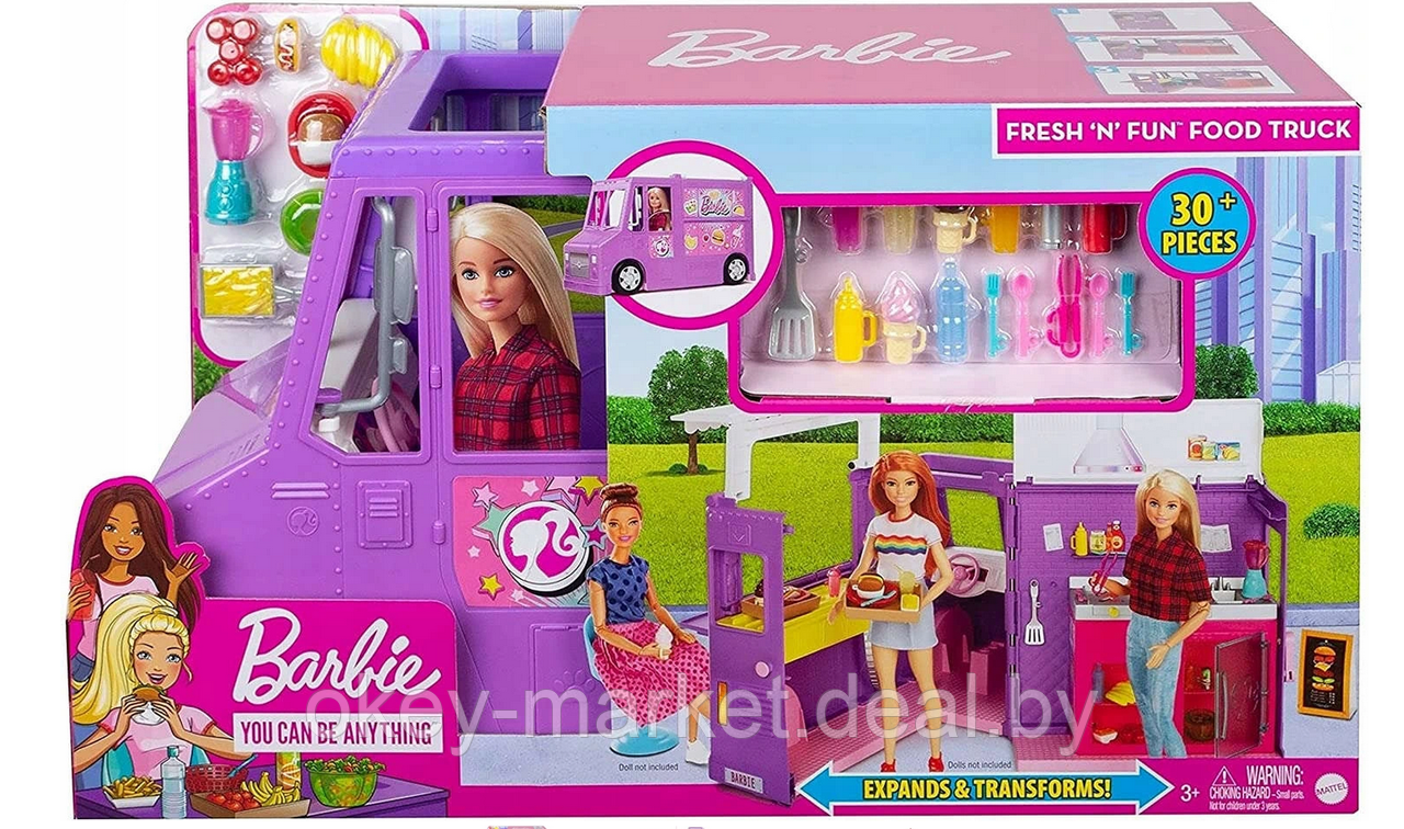 Игровой набор Barbie Фургон Food Truck GMW07 - фото 1 - id-p169362179
