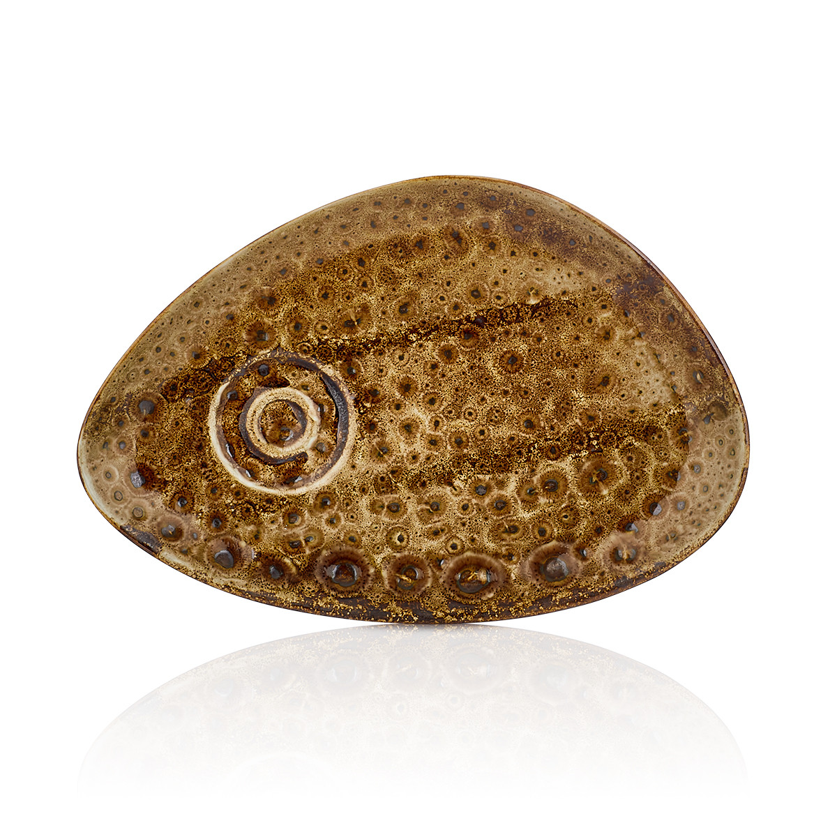 Блюдце 25*17 cм,(для чашки 81229383) фарфор,серия "Cowry Yellow", "By Bone Innovation"