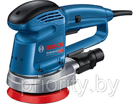 Эксцентриковая шлифмашина BOSCH GEX 34-125 в кор. (340 Вт, 125 мм, 9000 - 24000 кол/мин, регул. об.)