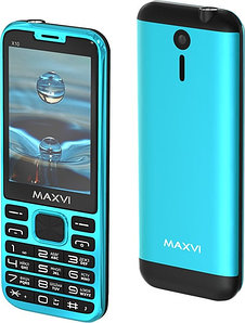 Мобильный телефон Maxvi X10 (голубой)