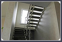 Каркасы лестниц, лестницы на металлокаркасе модель 26