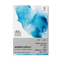 Бумага акварельная Winsor&NewtonN WATERCOLOUR PAD COLD 300 18X25 12 листов