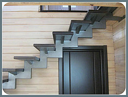 Лестницы на косоурах центральных модель 15
