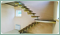 Каркас лестницы металлический модель 66