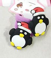 Резинки для волос новогодние Пингвины детские