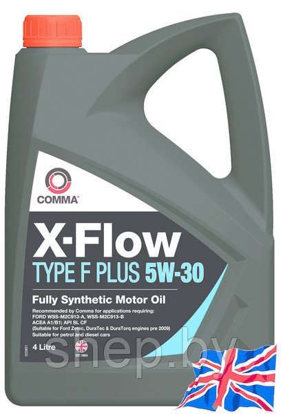 Моторное масло COMMA X-FLOW TYPE F PLUS 5W30 4L - фото 1 - id-p169380341