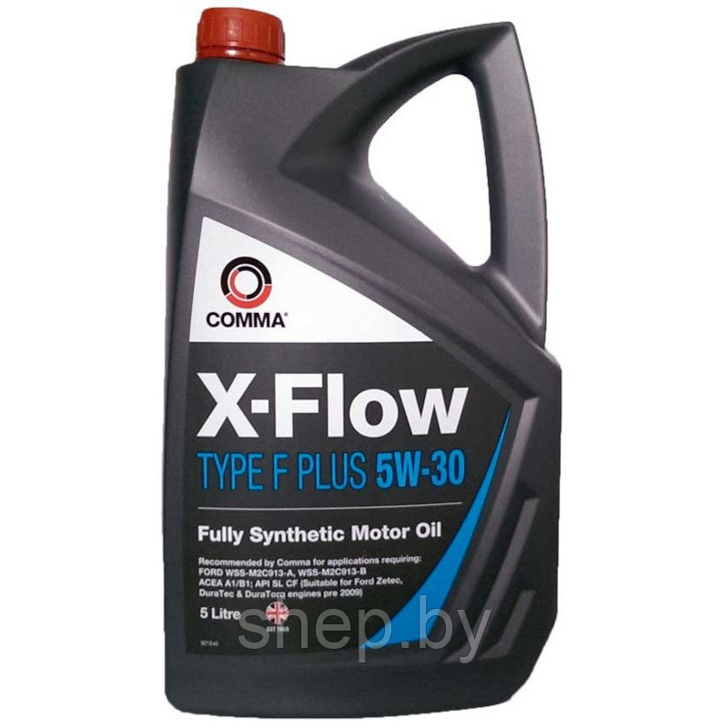 Моторное масло COMMA X-FLOW TYPE F PLUS 5W30 5L - фото 1 - id-p169380343