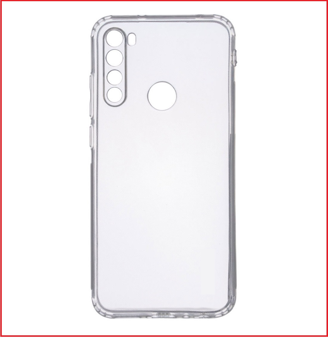 Чехол-накладка для Xiaomi Redmi Note 8 (силикон) прозрачный с защитой камеры - фото 2 - id-p169380461