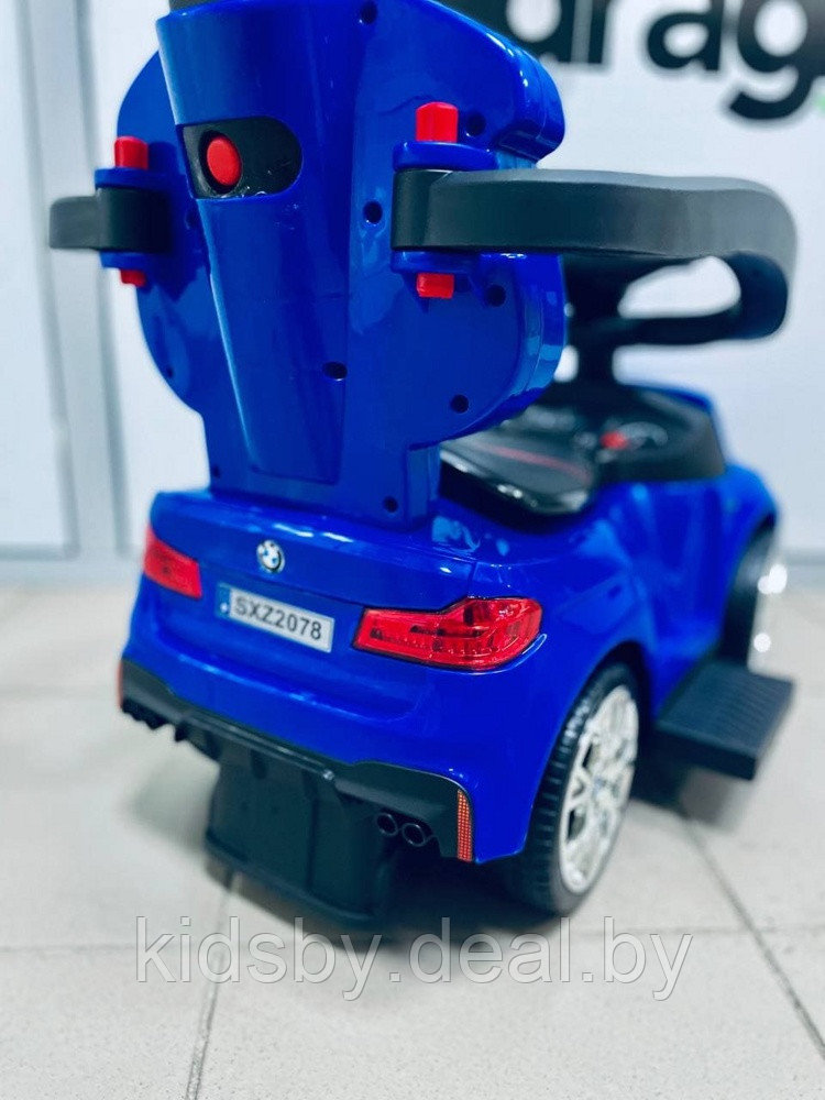Детская машинка-каталка RiverToys BMW M5 A999MP-M (синий) Лицензия - фото 3 - id-p169255644