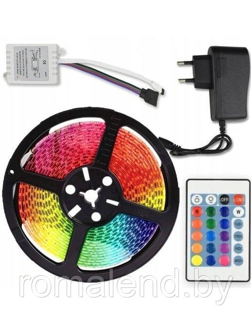 Светодиодная rgb лента LED 5 метров с пультом LED STRIP 17768251 - фото 7 - id-p169382552