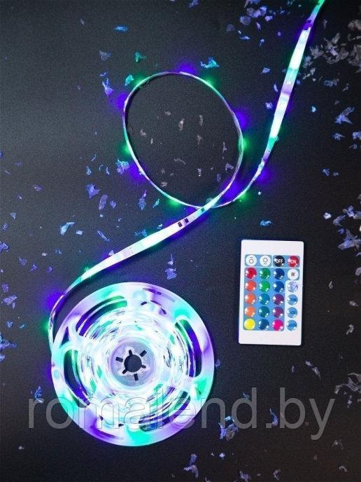 Светодиодная rgb лента LED 5 метров с пультом LED STRIP 17768251 - фото 8 - id-p169382552