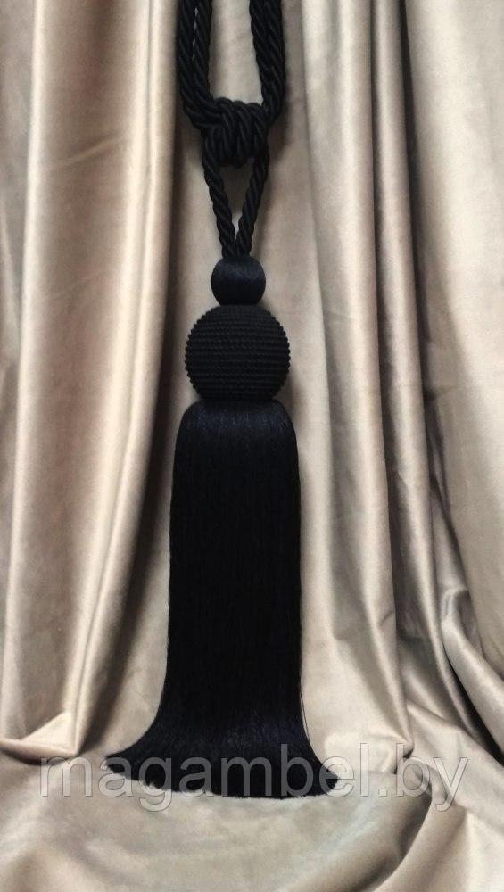 Кисть черная для штор и гардин цвет М44