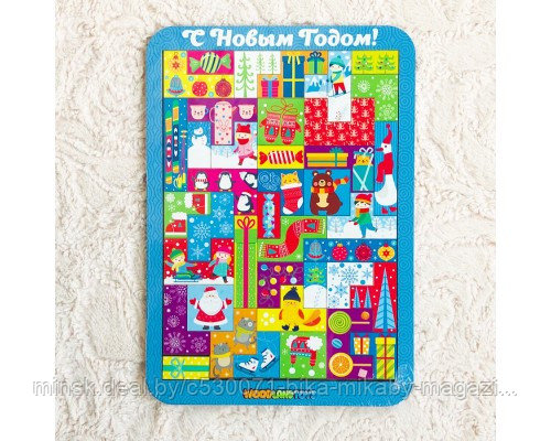 Деревянная головоломка "Тетрис большой" С Новым Годом", Woodlandtoys, арт. 148111 - фото 1 - id-p169384077