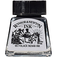 Чернила Winsor&Newton DRAWING INK 14 мл BLACK INDIAN INK